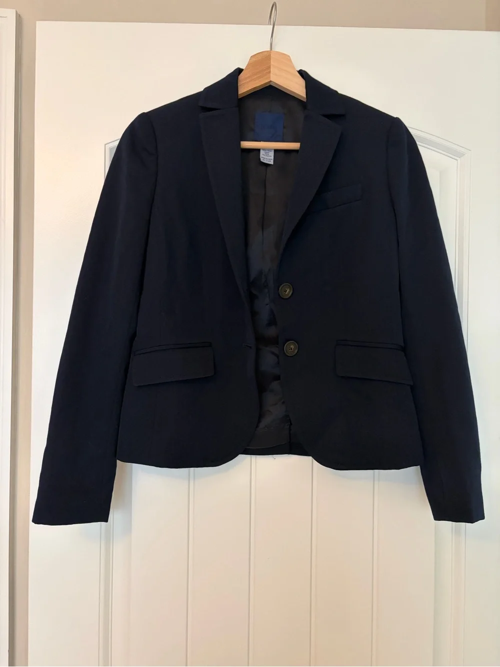 J. Crew Navy Wool Blazer